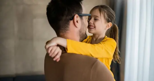 Father and daughter