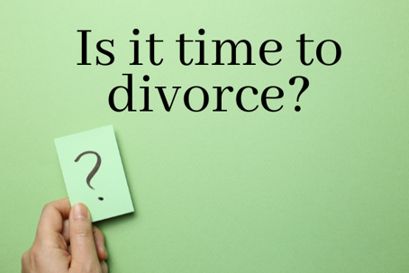 Is it time to Divorce?